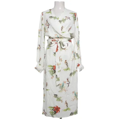 Wrap dress (White, Multicolored) from Yaya Women Viscose