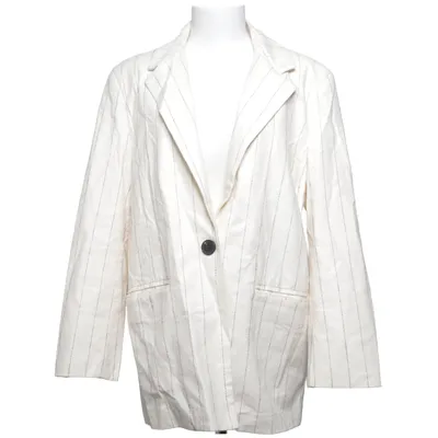 Blazer (Beige) from Margot Cotton, Linen, Polyester, Viscose