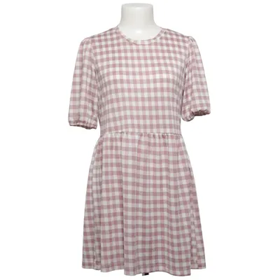 Klänning (Rosa, Vit) från Stradivarius Elastan, Polyester