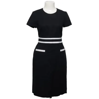 Robe (Noir, Blanc) de Hobbs Coton, Élasthane, Polyester