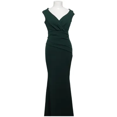 Evening gown (Green) from Goddiva Elastane, Polyester