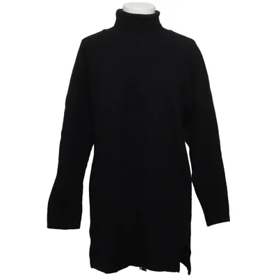 Pul à col roulé (Noir) de Jennifer Angora, Polyamide, Laine