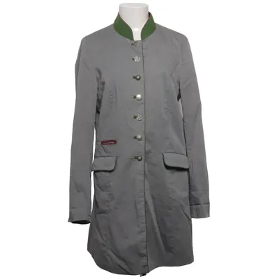 Coat (Gray) from Kaiserjäger Cotton, Elastane, Linen, Polyester