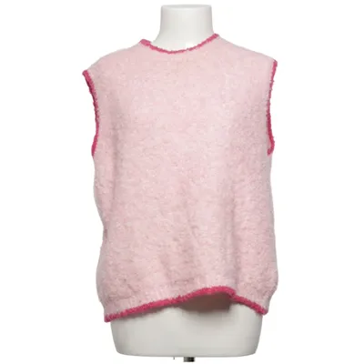 Pull sans manches (Rose) de Bisou's Project Acrylique, Élasthane, Laine