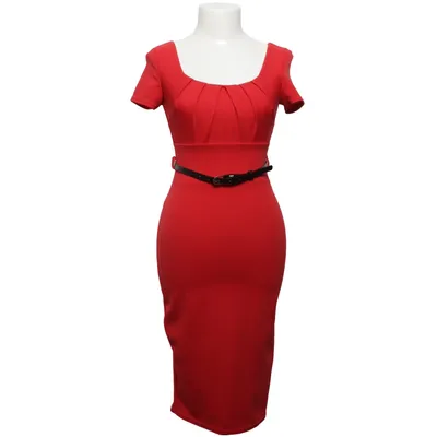 Klänning (Röd) från Top Vintage Elastan, Polyester