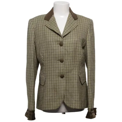 Blazer (Green, Brown) from Agatha Acetate, Elastane, Polyester