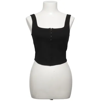 Crop top (Svart) från Divided by H&M Elastan, Polyamid, Viskos