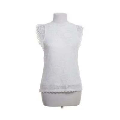 Top (Wit) van Pieces Elastaan, Nylon