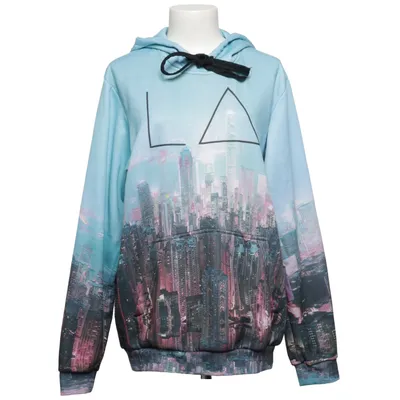 Hoodie (Blue, Multicolored) from Bitter Sweet Polyester