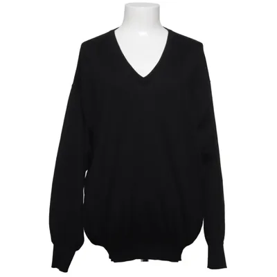Sweater (Black) from Andrea Fenzi Merino wool, Silk