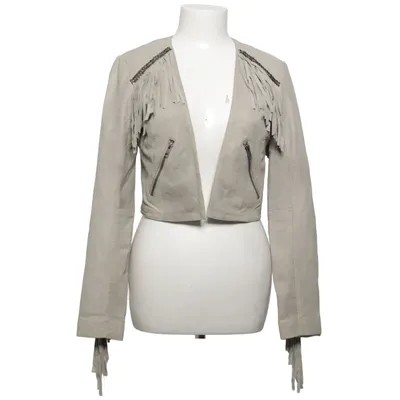 Veste en cuir (Beige) de Culture