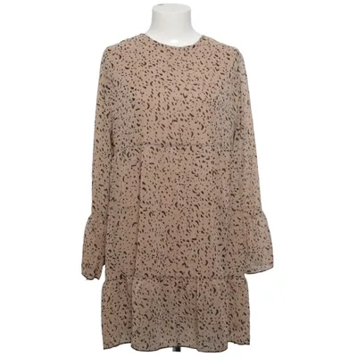 Dress (Beige, Black) from Piano Cotton, Polyester