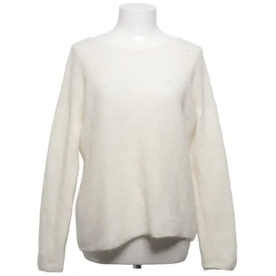 Sweater (White) from La Maille Sézane Alpaca wool, Mohair, Polyamide
