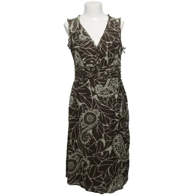Dress (Brown, White) from Bernd Berger Acetate, Cotton, Silk