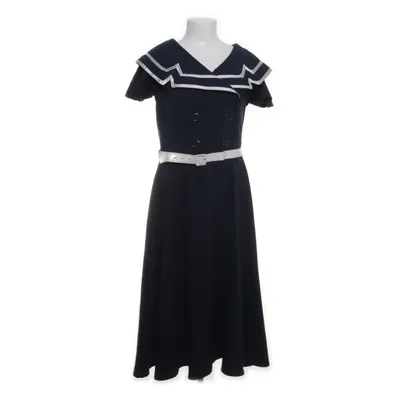 Klänning (Blå, Vit) från Bettie Page Elastan, Polyester, Viskos