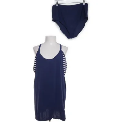 Tankini (Blå, Vit) från Rainbow Elastan, Polyamid