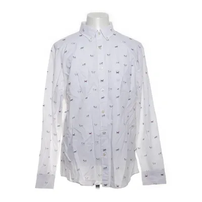 Buttondown-skjorta (Vit, Flerfärgad) från Charles Tyrwhitt Bomull