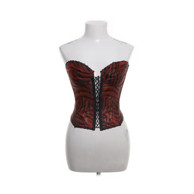 Corset (Red, Black) from Ambra Elastane, Polyamide