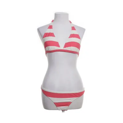 Bikini (Rosa, Vit) från Lycra Polyamid