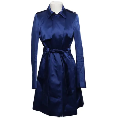 Trenchcoat (Blå) från Karen Millen Acetat, Bomull, Viskos