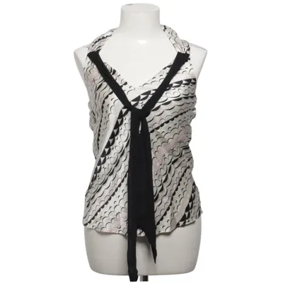 Halterneck top (Hvid, Sort, Pink) fra M by Madonna Silke