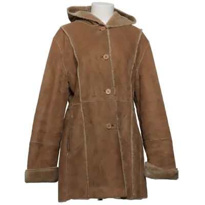 Shearling jacket (Brown) from Amica Acrylic, Polyester