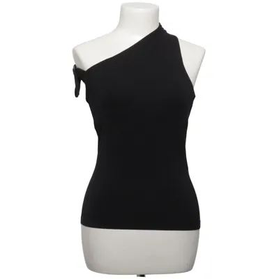 Halterneck top (Sort) fra MaxMara Elastan, Viscose
