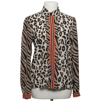 Blus (Beige, Svart, Brun, Orange) från Marc Cain Silke, Viskos