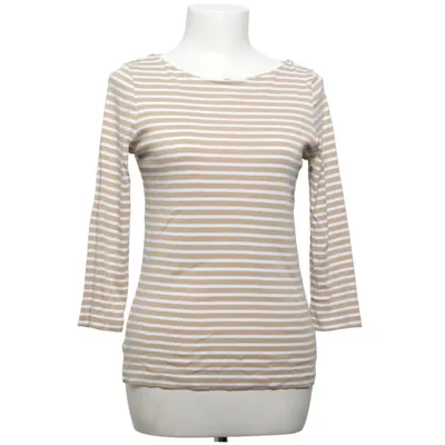 Långärmad t-shirt (Beige, Vit) från ESPRIT Bomull