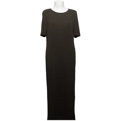 Maxi dress (Gray) from Schmeinck Acetate, Polyamide
