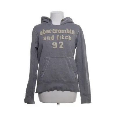 Hoodie (Gray, Multicolored) from Abercrombie & Fitch Cotton, Polyester