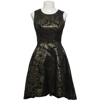 Cocktail dress (Black, Gold) Cotton, Polyamide, Polyester