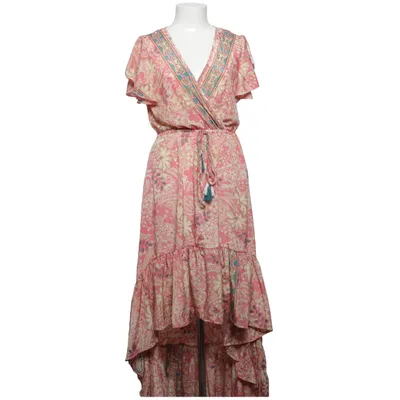 Robe longue (Rose, Multicolore) de Anisa Soie