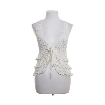 Gilet (Wit) van Hallhuber Katoen