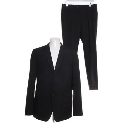 Suit (Black) from Bläck Cotton, Elastane, Polyester, Wool