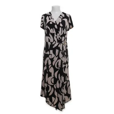 Omlottklänning (Svart, Beige) från Joseph Ribkoff Elastan, Polyester