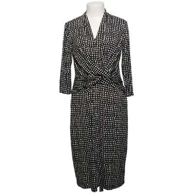 Jurk (Zwart, Wit) van Hobbs Elastaan, Viscose
