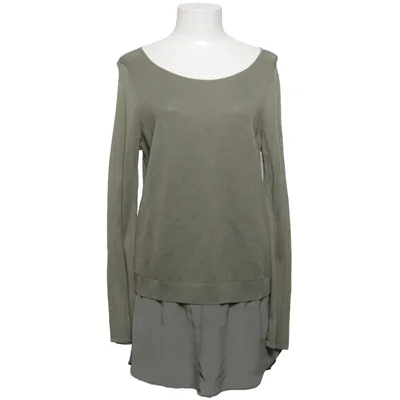 Sweater (Green) from Turnover Cotton, Silk, Viscose