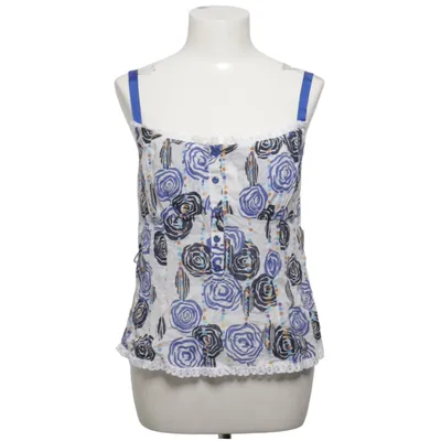 Tanktop (Wit, Blauw, Meerkleurig) van Raxevsky Katoen