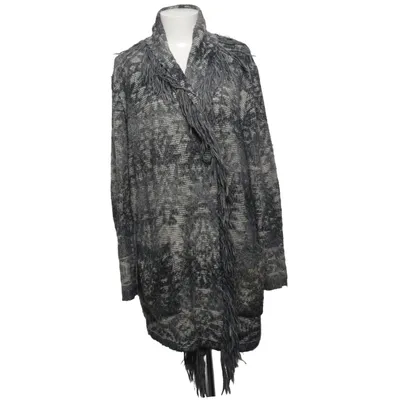 Cardigan (Gray, White) from Denim & Supply Ralph Lauren Acrylic, Cotton