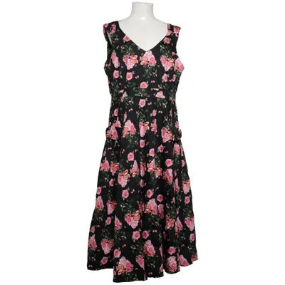 Jurk (Zwart, Meerkleurig) van Lady Vintage