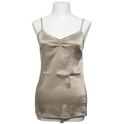 Tanktop (Beige) van Luisa Cerano Elastaan, Zijde