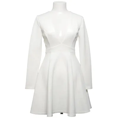 Robe de cocktail (Blanc) de NLY One Élasthane, Polyester