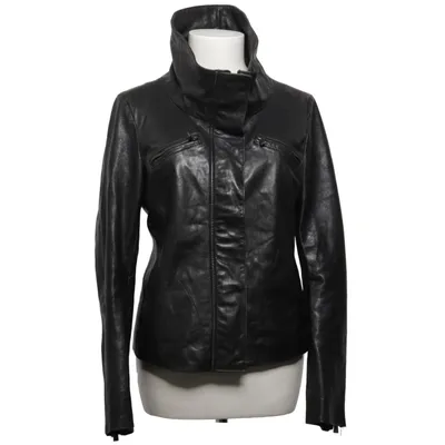 Läderjacka (J5B14EF) från Armani Jeans Bomull, Skinn
