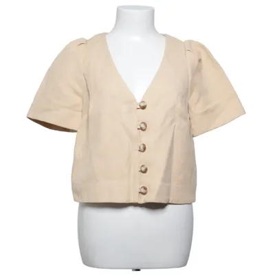 Haut (Beige) de Sézane Coton, Lin