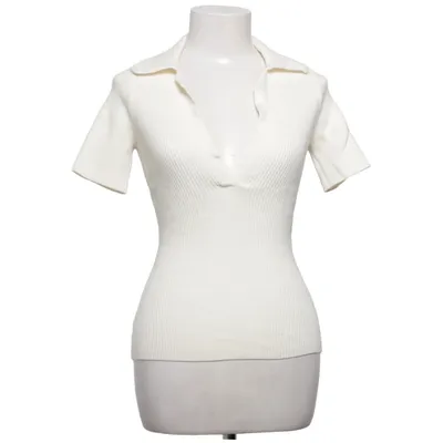 Top (White) from La Maille Sézane Elastane, Merino wool, Organic cotton, Polyamide