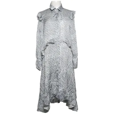 Dress (Gray, White) from Liebesglück Viscose