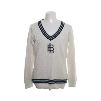 Pullover (Vit, Blå) från Bondelid Bomull, Ull