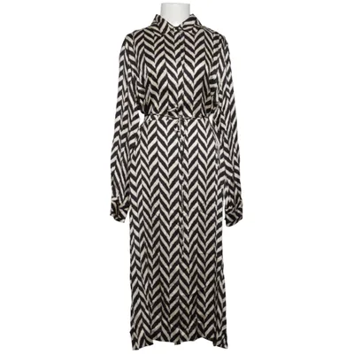 Shirt dress (Black, Beige) from Second Female Viscose
