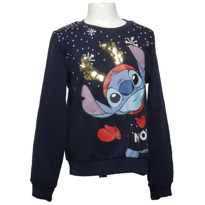 Kersttrui (Blauw, Meerkleurig) van Disney Katoen, Elastaan, Polyester